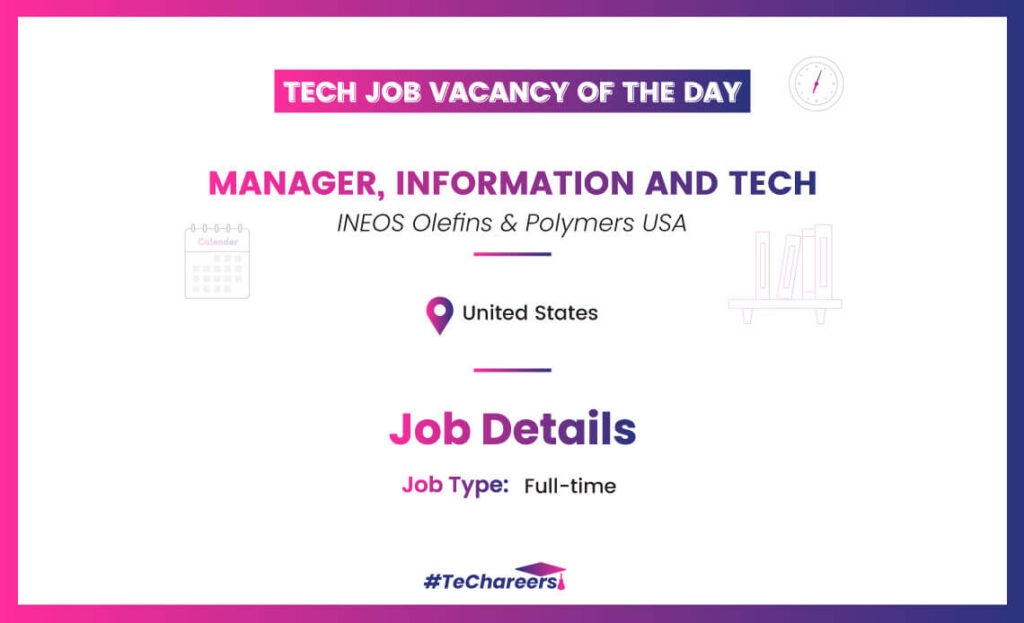 Manager, Information and Tech