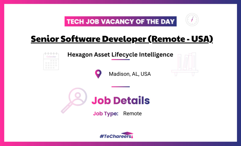 Senior Software Developer (Remote - USA)