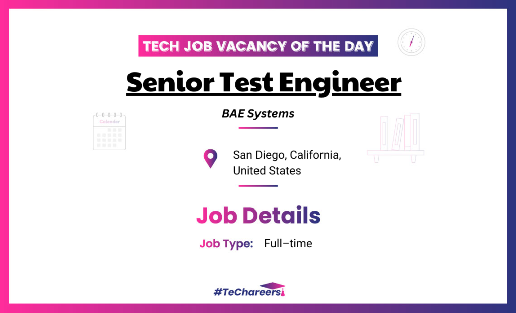 Senior Test Engineer