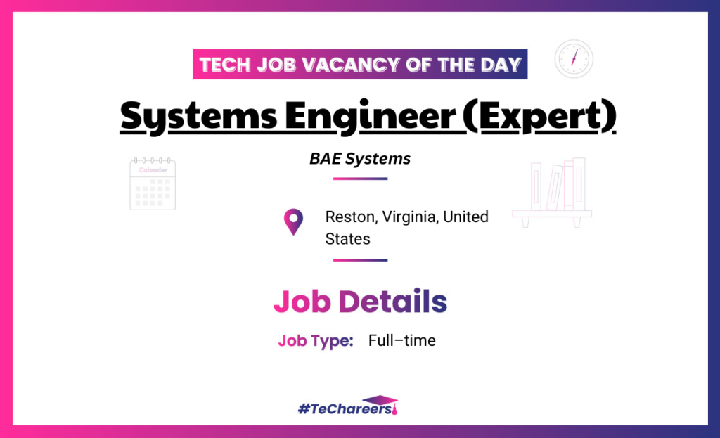 Systems Engineer (Expert)