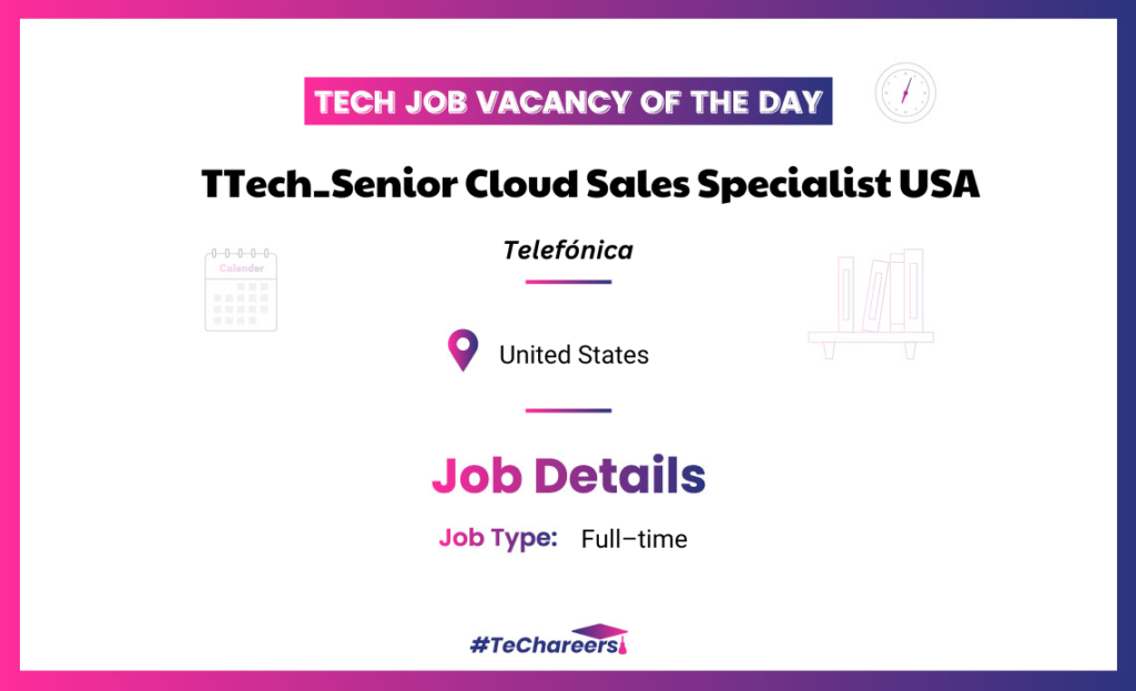 TTech_Senior Cloud Sales Specialist USA