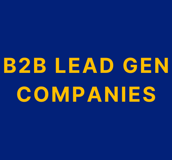 B2B lead gen companies
