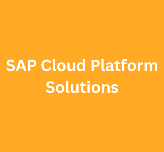 SAP Cloud Platform Solutions