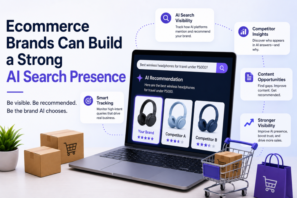 How Ecommerce Brands Can Build a Strong AI Search Presence With an AI Visibility Tool