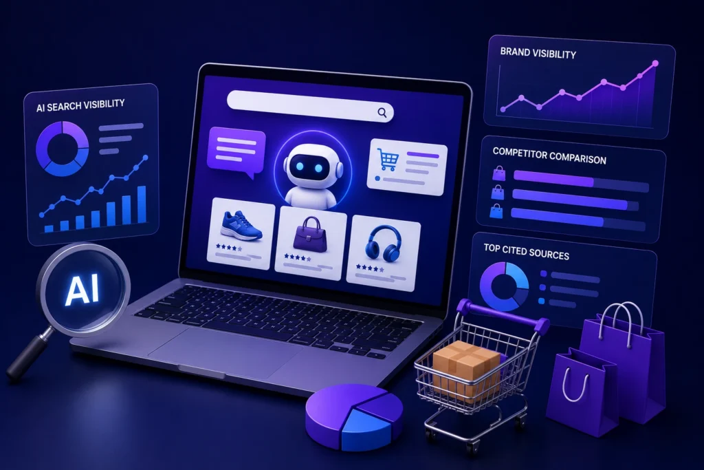 The Ecommerce Guide to AI Search Visibility and Brand Tracking With an AI Visibility Tool